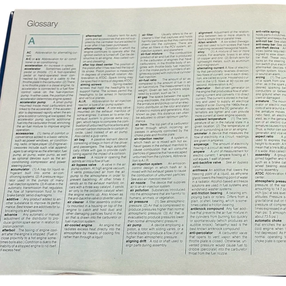 Vintage 1981 Reader's Digest Complete Car Care Manual